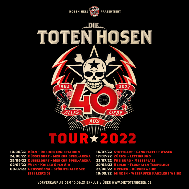 Hosen Hell präsentiert: “ALLES AUS LIEBE - 40 JAHRE DIE TOTEN HOSEN“