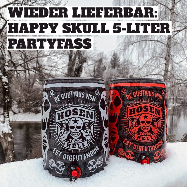 Wieder lieferbar: Happy Skull 5-Liter Partyfass